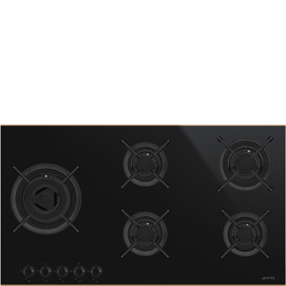 Газовая варочная панель Smeg PV695LCNR