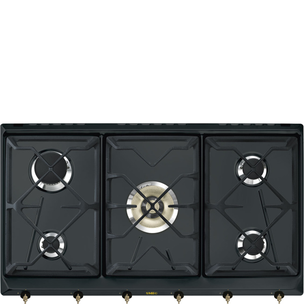 Газовая варочная панель Smeg SRV896AOGH