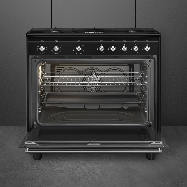 Газовый варочный Smeg CX91GMBL