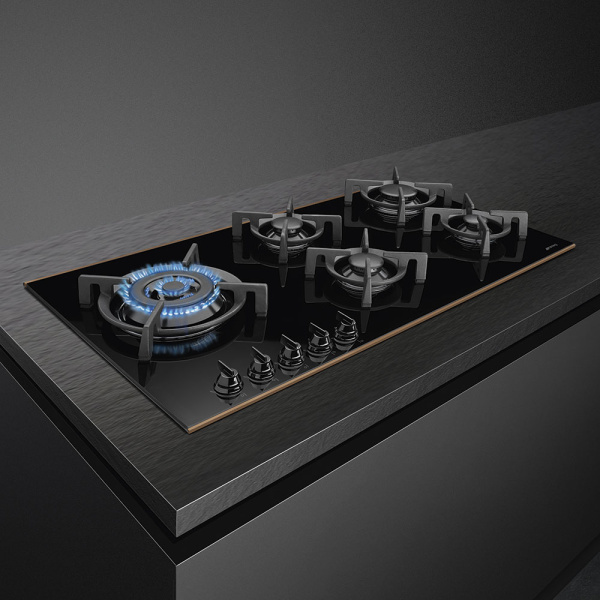 Газовая варочная панель Smeg PV695LCNR