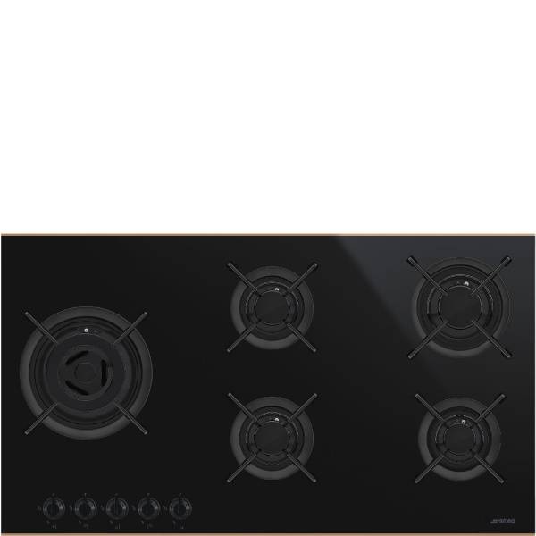 Газовая варочная панель Smeg PV695LCNR