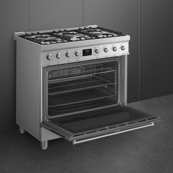 Газовый варочный центр Smeg C9GMX2