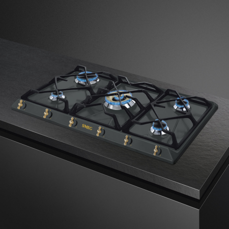 Газовая варочная панель Smeg SRV896AOGH