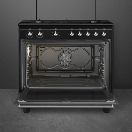 Газовый варочный Smeg CX91GMBL