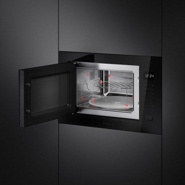 Встраиваемая микроволновая печь Smeg FMI225BI