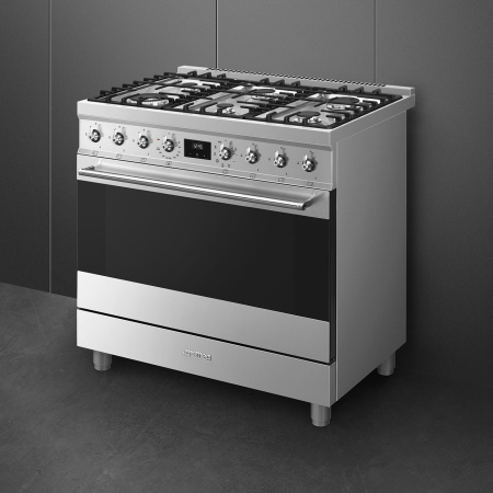 Газовый варочный центр Smeg C9GMX2