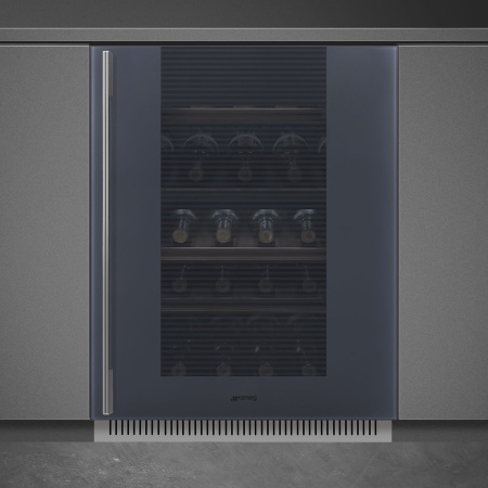 Встраиваемый винный шкаф Smeg CVI138RG