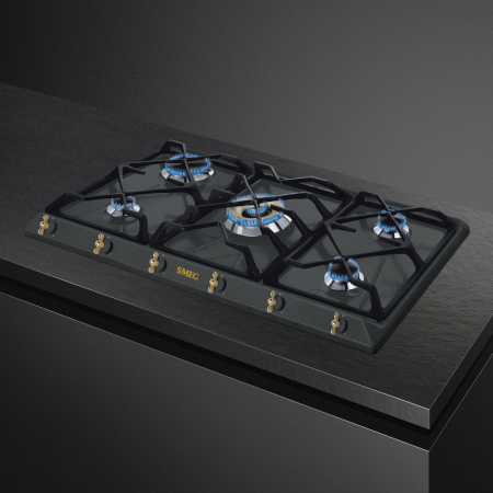 Газовая варочная панель Smeg SRV896AOGH