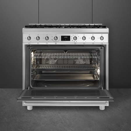 Газовый варочный центр Smeg C9GMX2