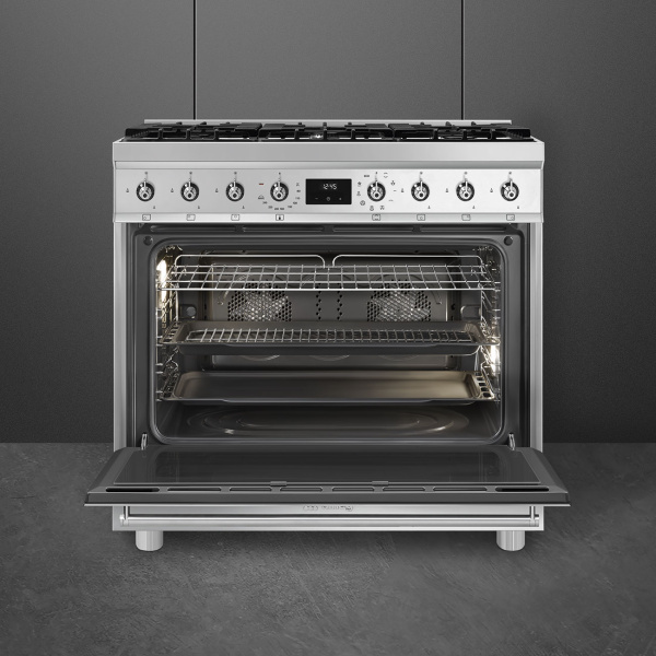 Газовый варочный центр Smeg C9GMX2
